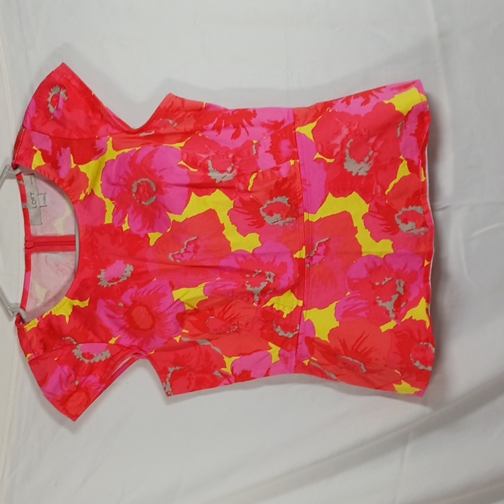 Peplum style bright and fun summer top